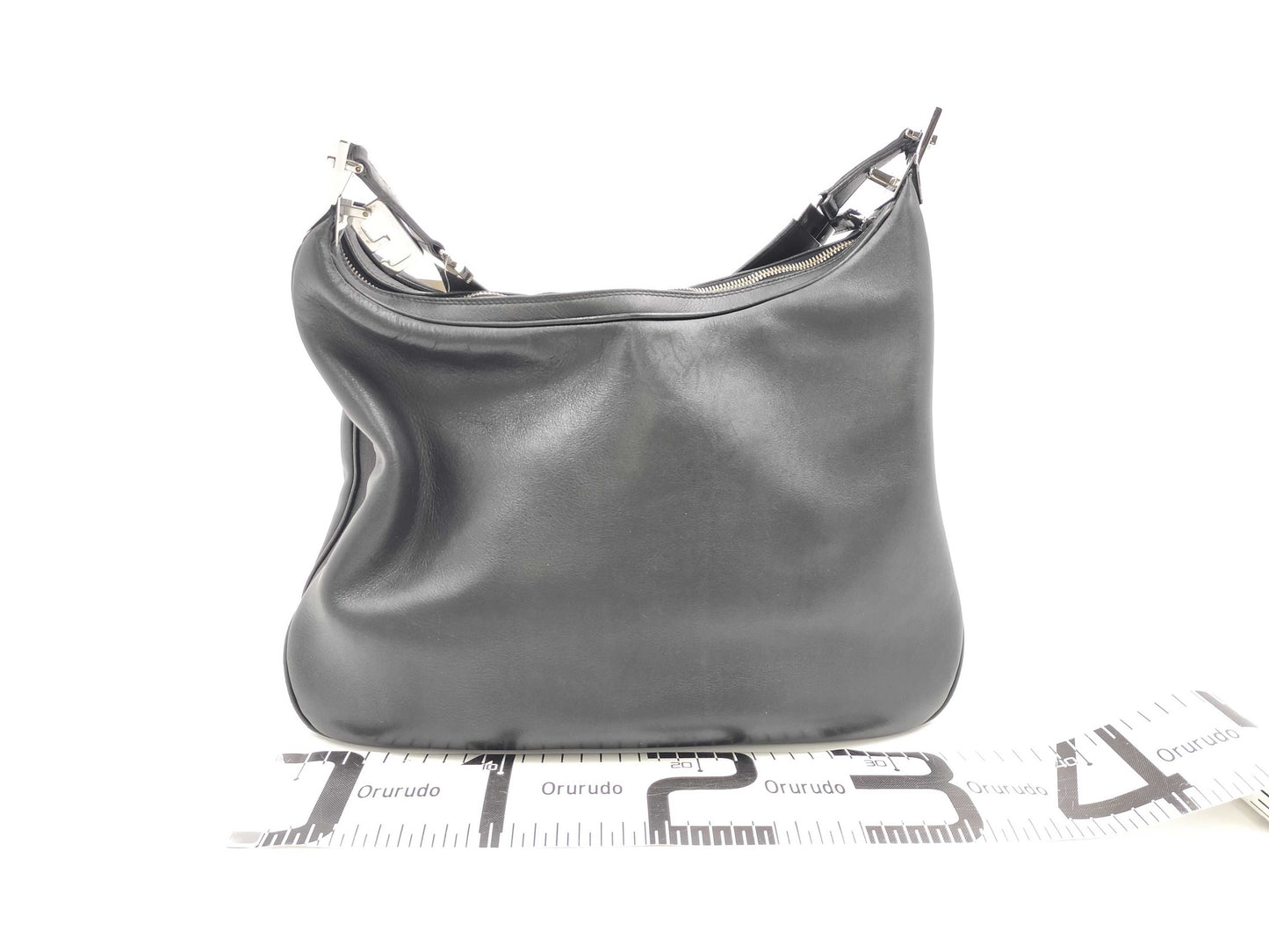 GUCCI Leather One-Shoulder Bag 001, 3341, 3444 Black Shoulder Bag