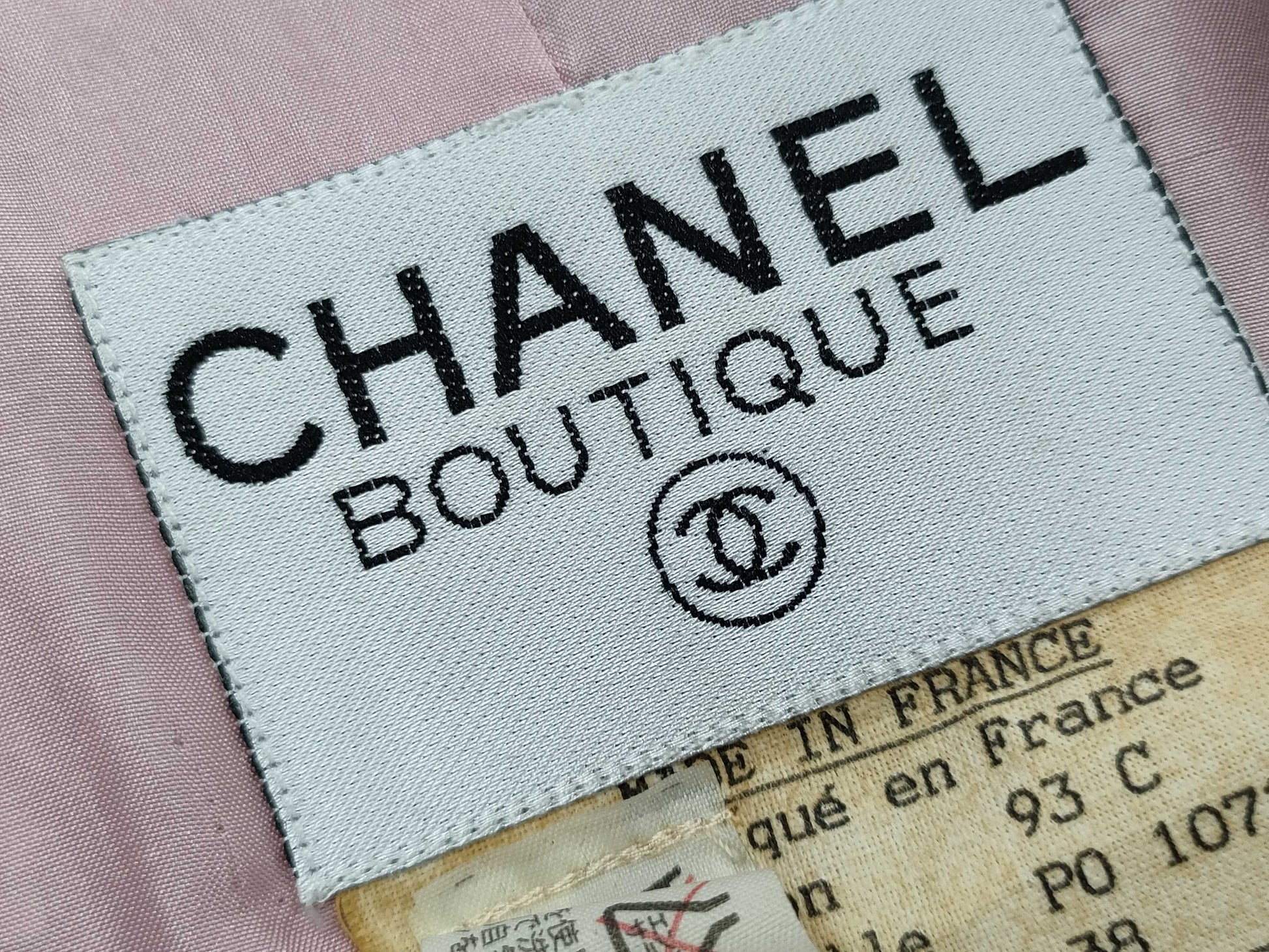 CHANEL 93C P0 1072 Coco Button Tweed JK Jacket