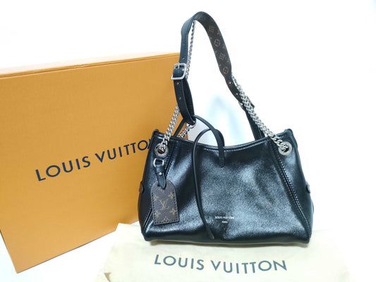 LOUIS VUITTON RFID Verified Monogram M12888 Carryall Vibe BB Handbag