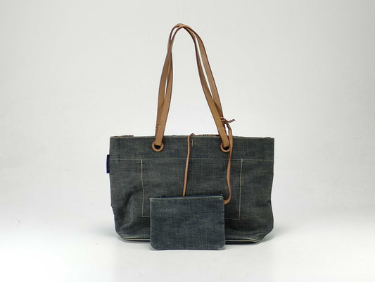 BURBERRY Blue Label Denim Bag Tote Bag