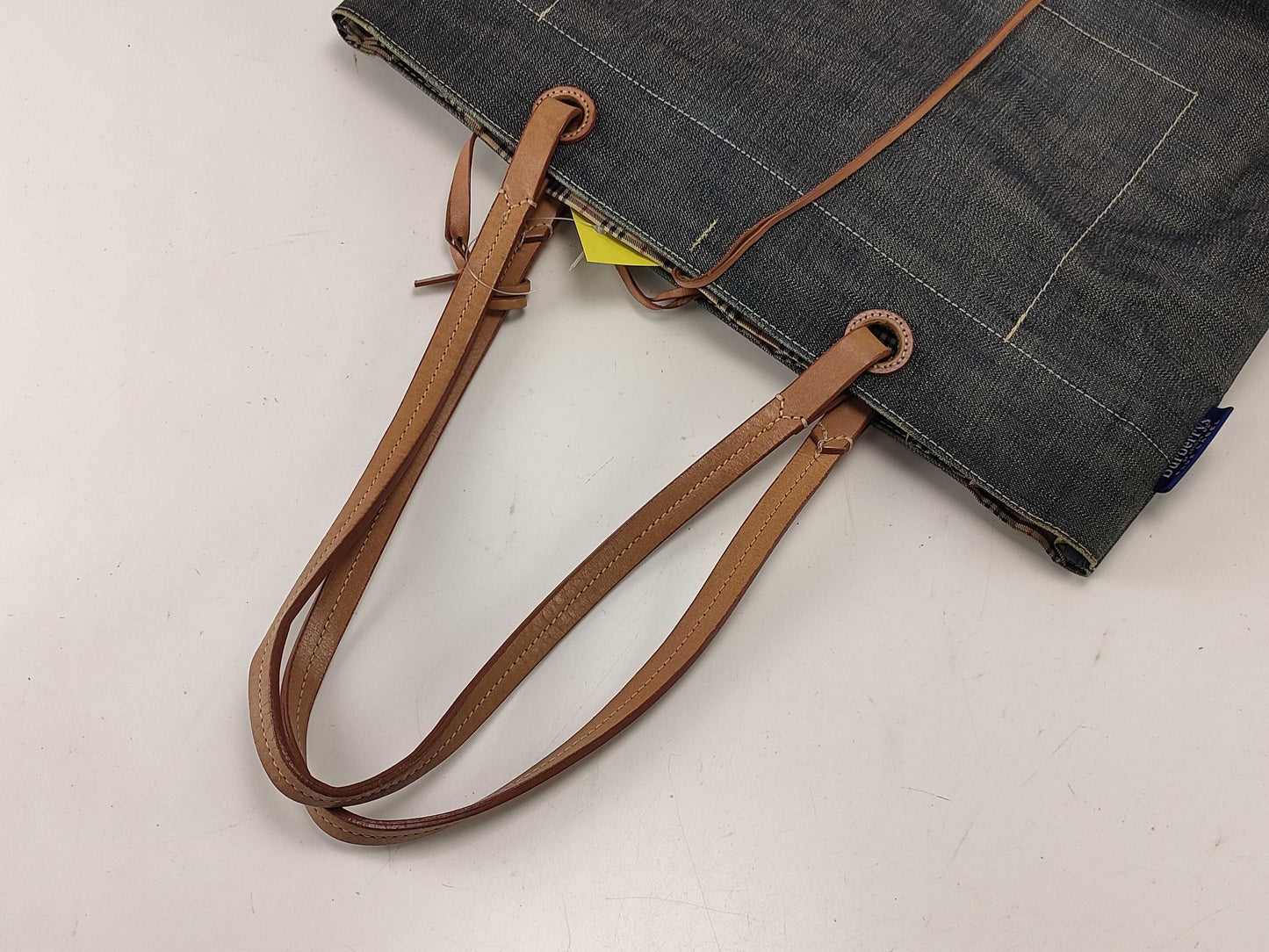 BURBERRY Blue Label Denim Bag Tote Bag