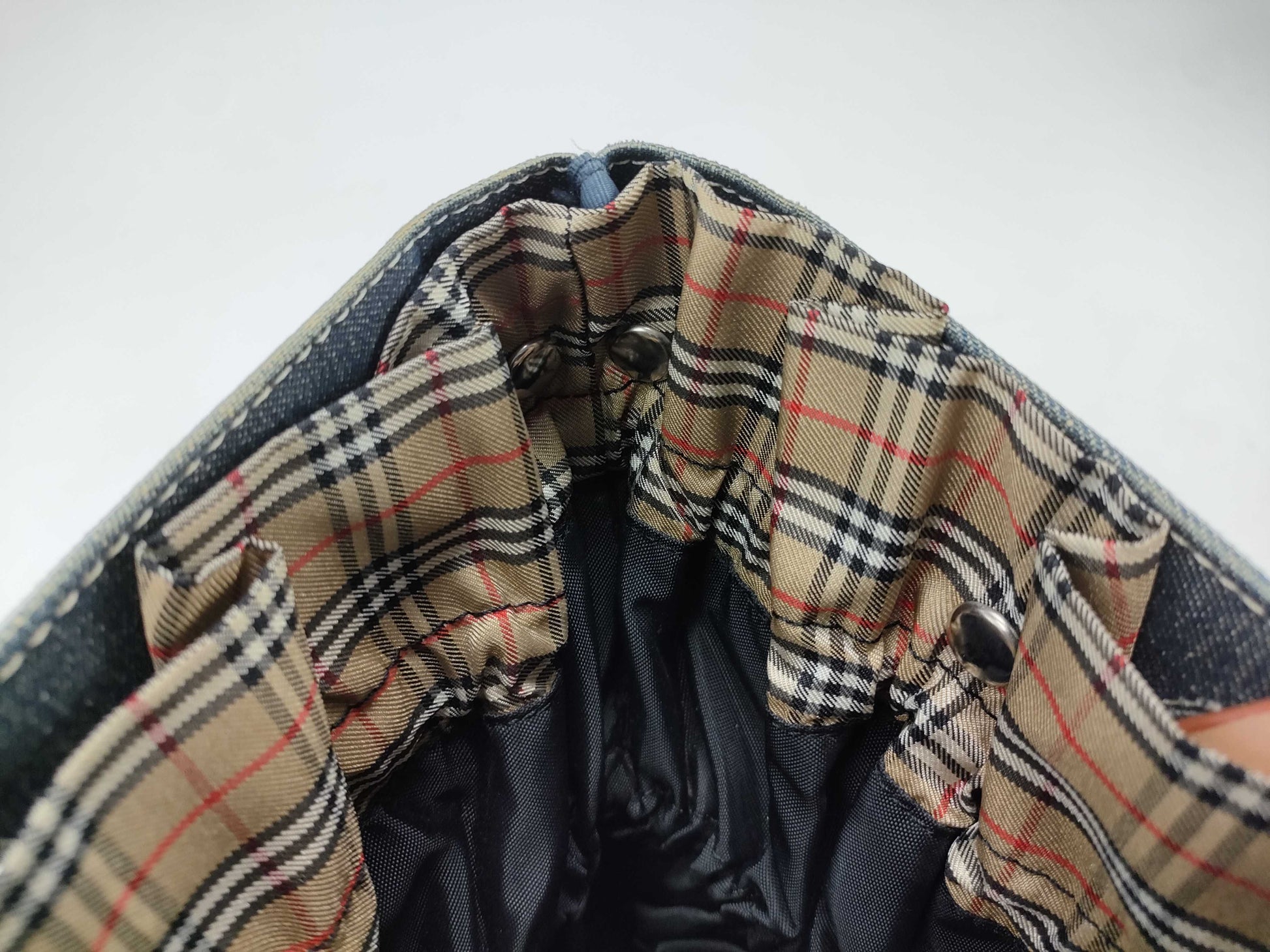 BURBERRY Blue Label Denim Bag Tote Bag