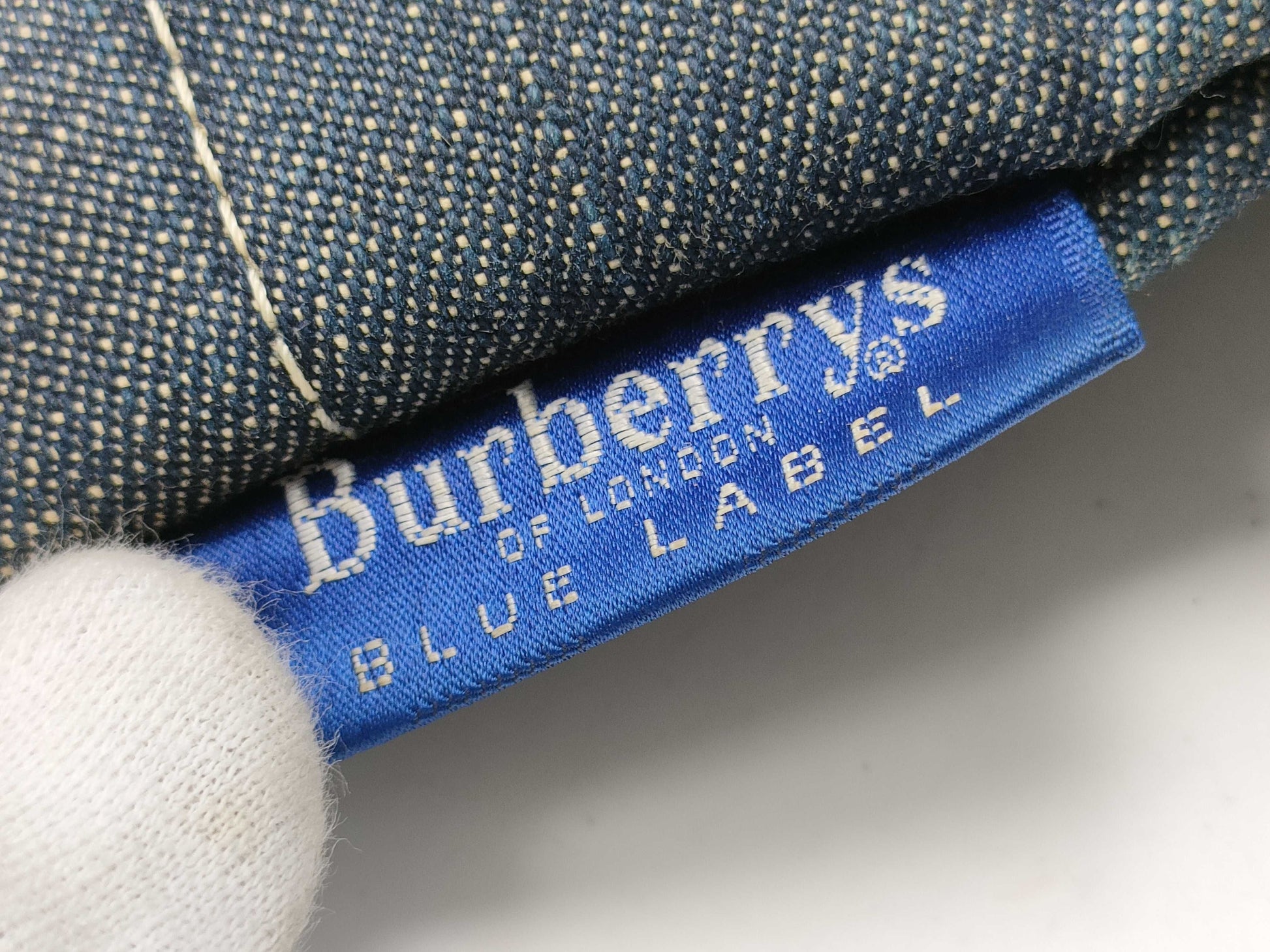 BURBERRY Blue Label Denim Bag Tote Bag