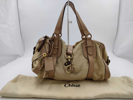 Chloe Kerala Canvas Handbag