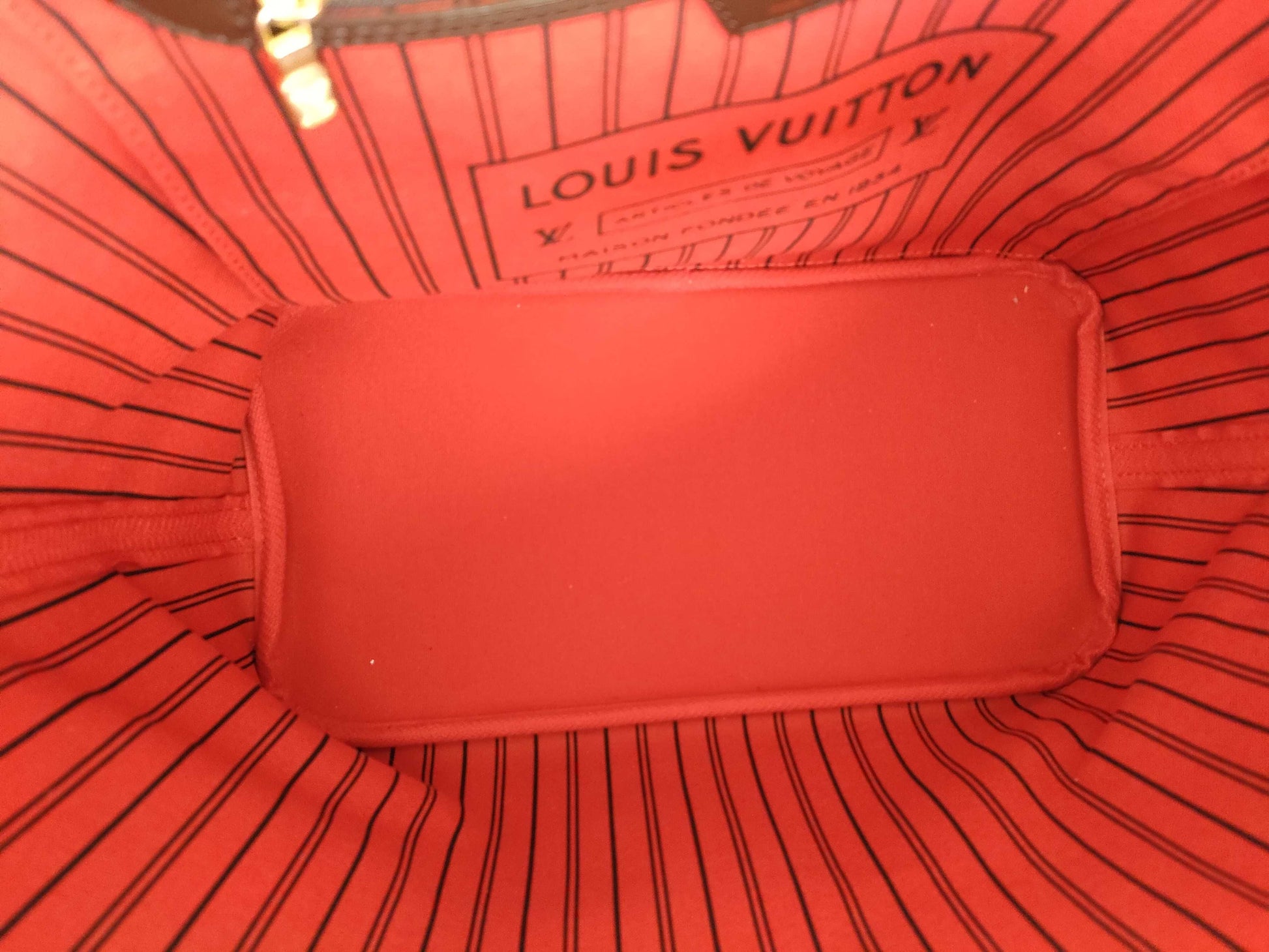 LOUIS VUITTON RFID Unverifiable FL3184 Damier N51105 Neverfull MM Tote Bag