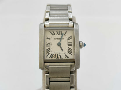 Cartier Tank Française SM 2384 144304CE Quartz Women's Watch