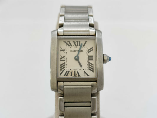 Cartier Tank Française SM 2384 144304CE Quartz Women's Watch