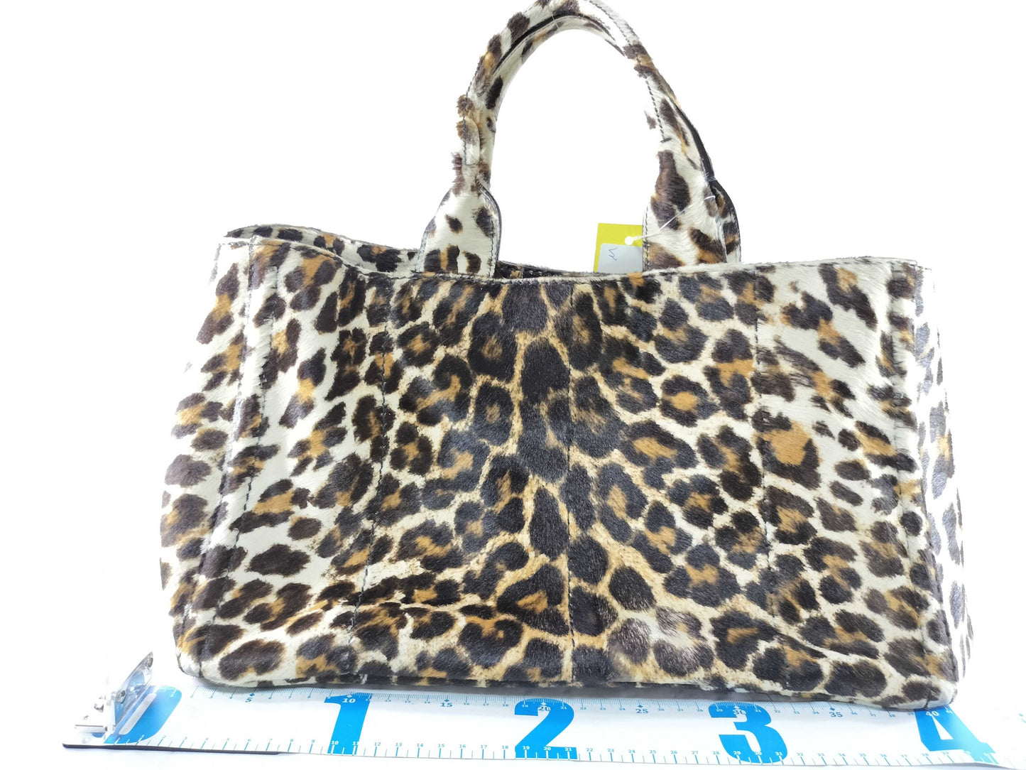 PRADA Leopard Print Tote Bag