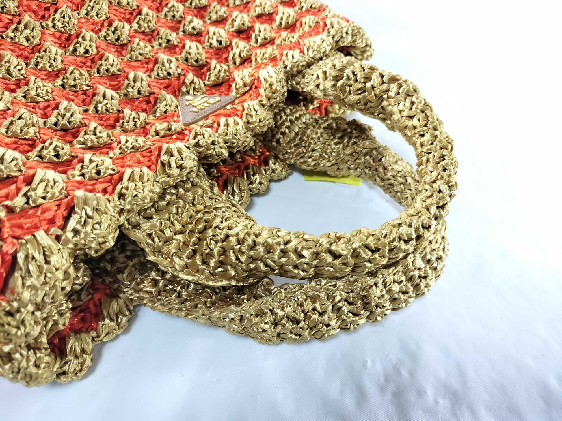 PRADA Raffia/BN2303 Tote Bag