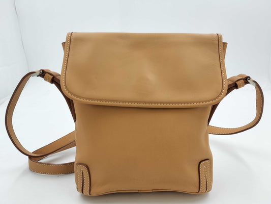BURBERRY Nappa Leather Nova Check Leather Shoulder Bag