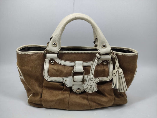 CELINE Canvas Handbag Handbag