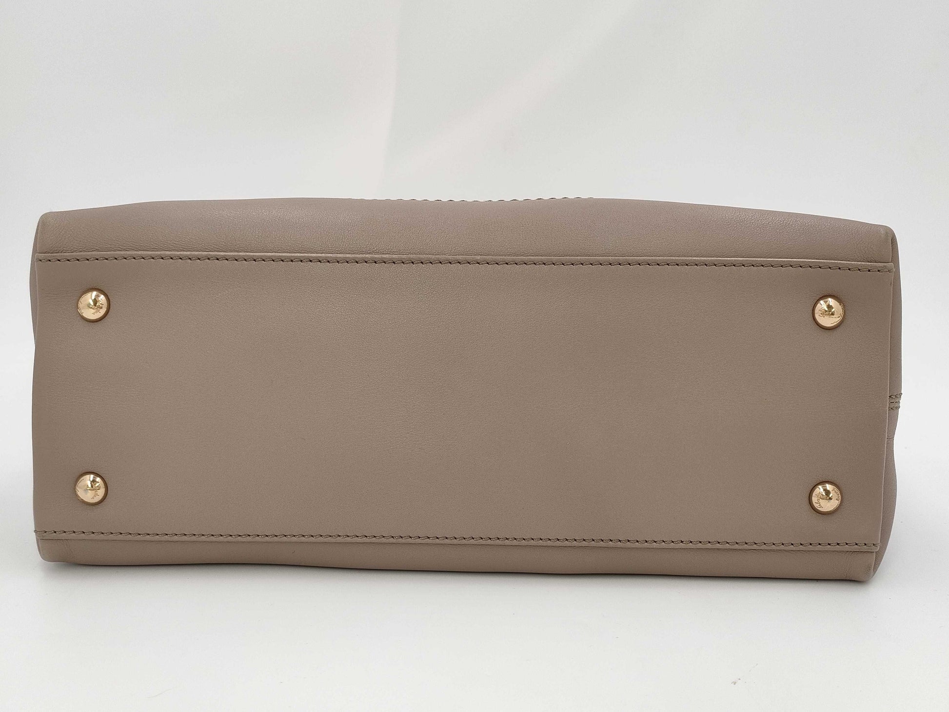 Salvatore Ferragamo Gancini Leather 2-Way Handbag
