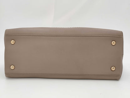 Salvatore Ferragamo Gancini Leather 2-Way Handbag