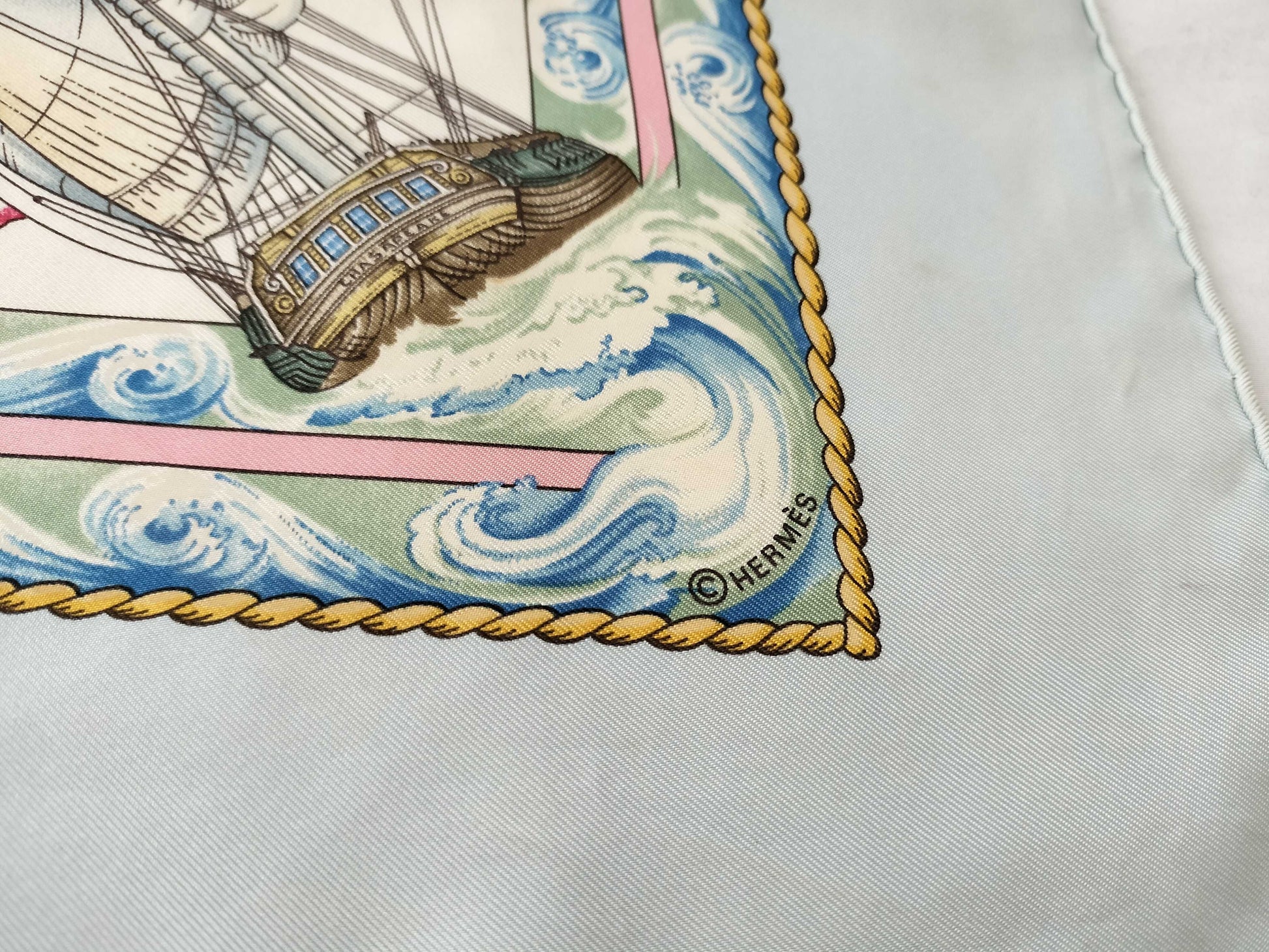 HERMES Carre VIVE LE VENT Scarf