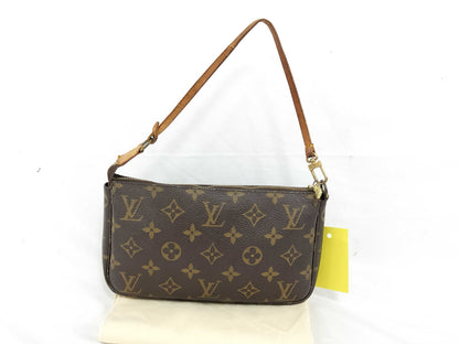 LOUIS VUITTON SL0061 Monogram M40712 Pochette Accessoires Handbag with ST