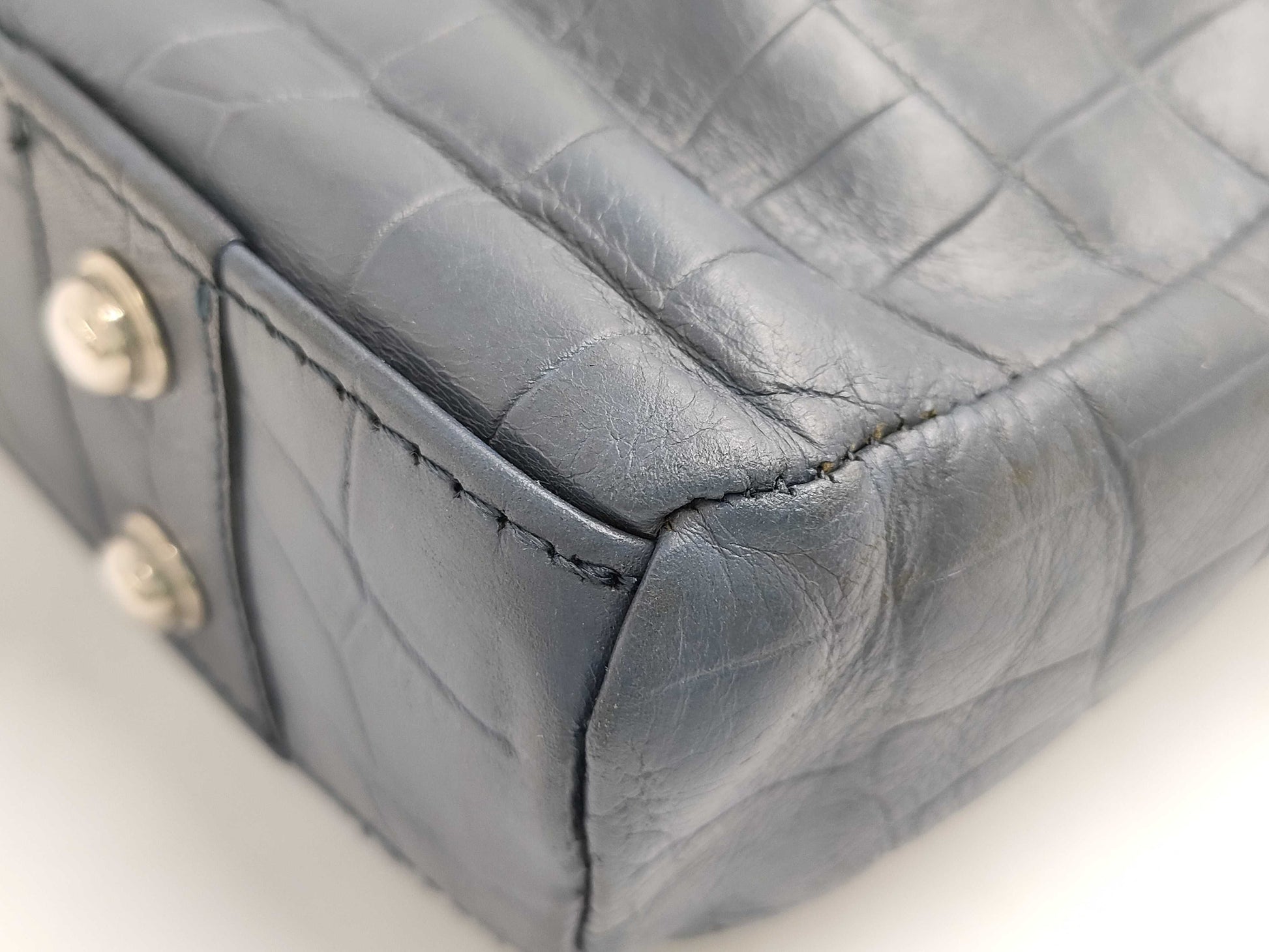 Orobianco Orobianco 20th Anniversary 2-Way Crocodile Leather Bag/Embossed Shoulder Bag