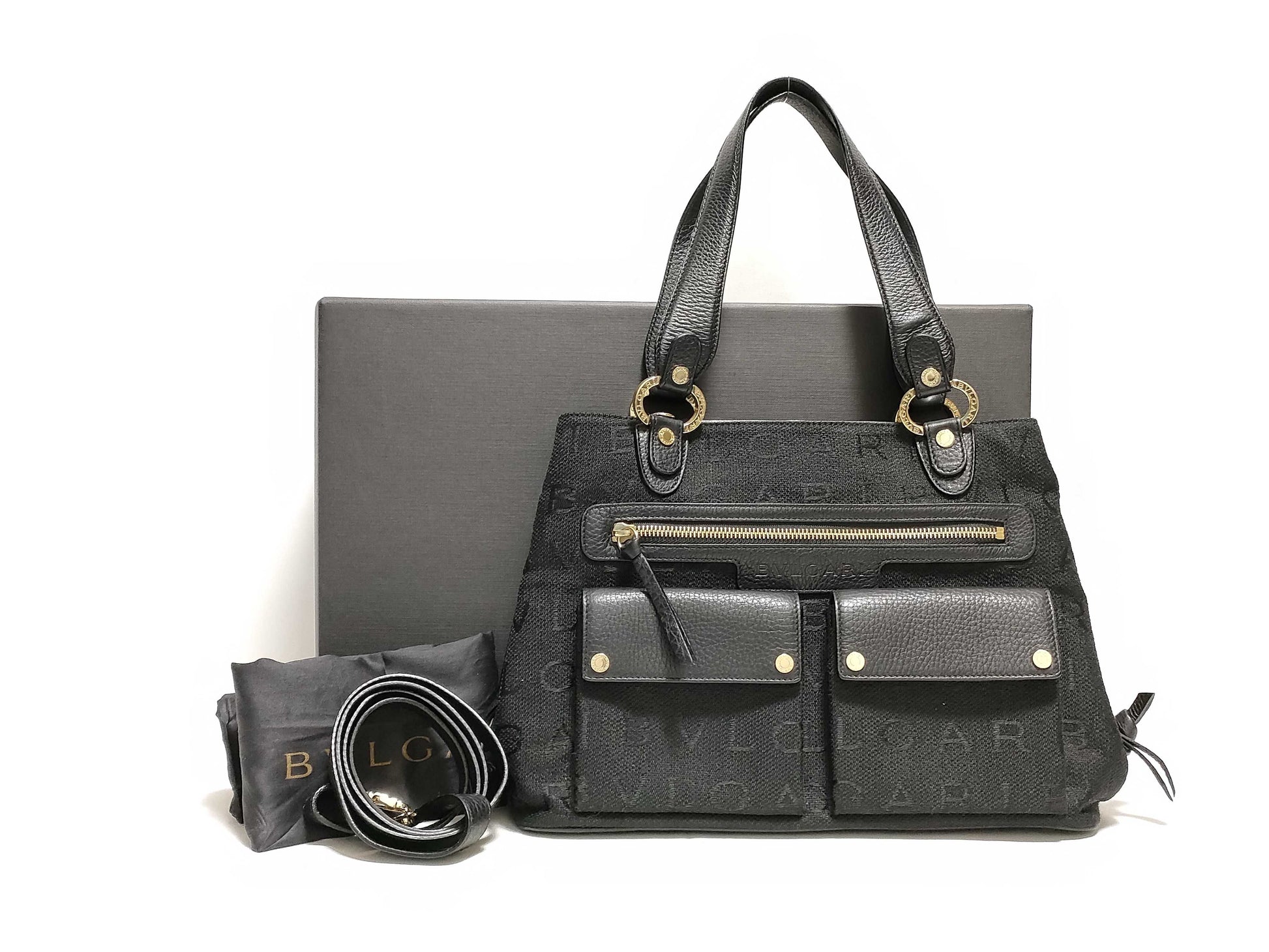 BVLGARI Logomania Lettere 2-way Handbag