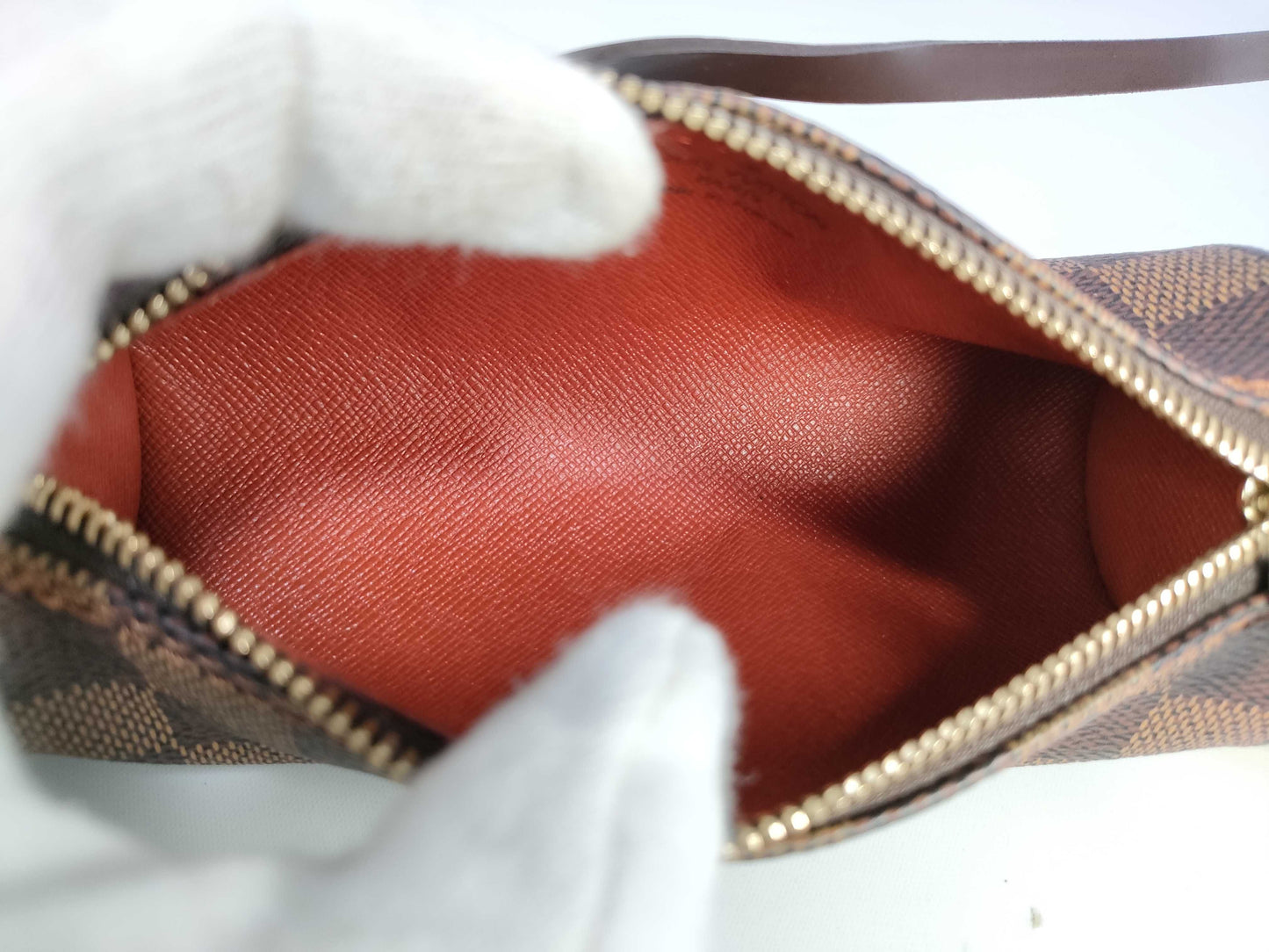 LOUIS VUITTON Damier Papillon Pouch Pouch