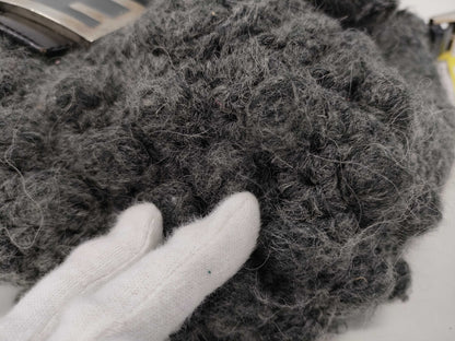 FENDI Mamma Bucket Wool Handbag