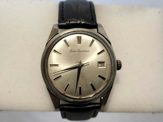 SEIKO Sportsman Hand-Wound Waterproof Diashock Men's Watch
