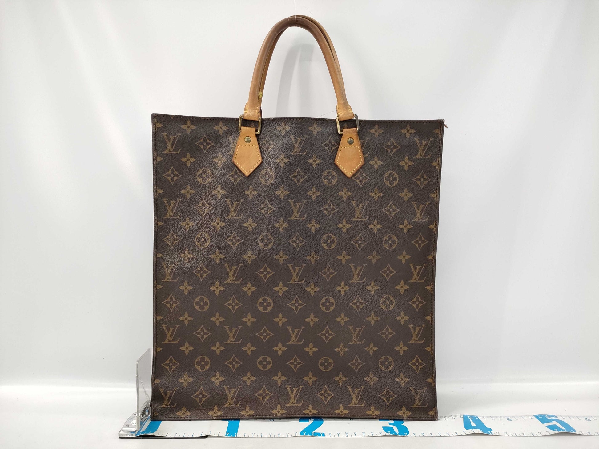 LOUIS VUITTON Monogram Sac Plat Tote Bag
