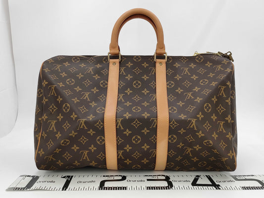 LOUIS VUITTON Monogram M41428 Keepall 45 Boston Bag