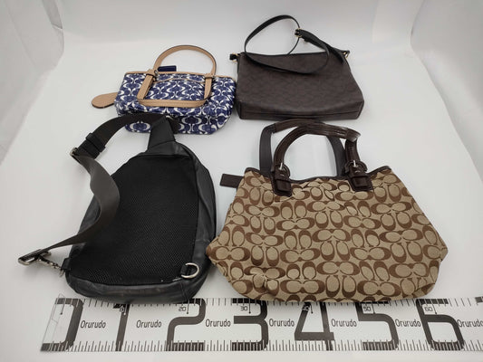 COACH Signature 4-Piece Handbag Set