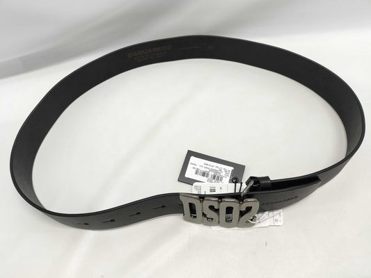 Dsquared tag belt/logo hardware belt