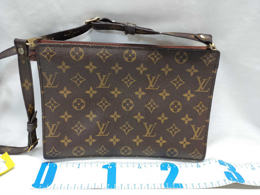 LOUIS VUITTON 883FC Monogram Enghien/Vintage/3-Digit Serial Number Shoulder Bag