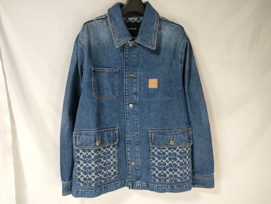 COACH denim jacket, size L, jacket