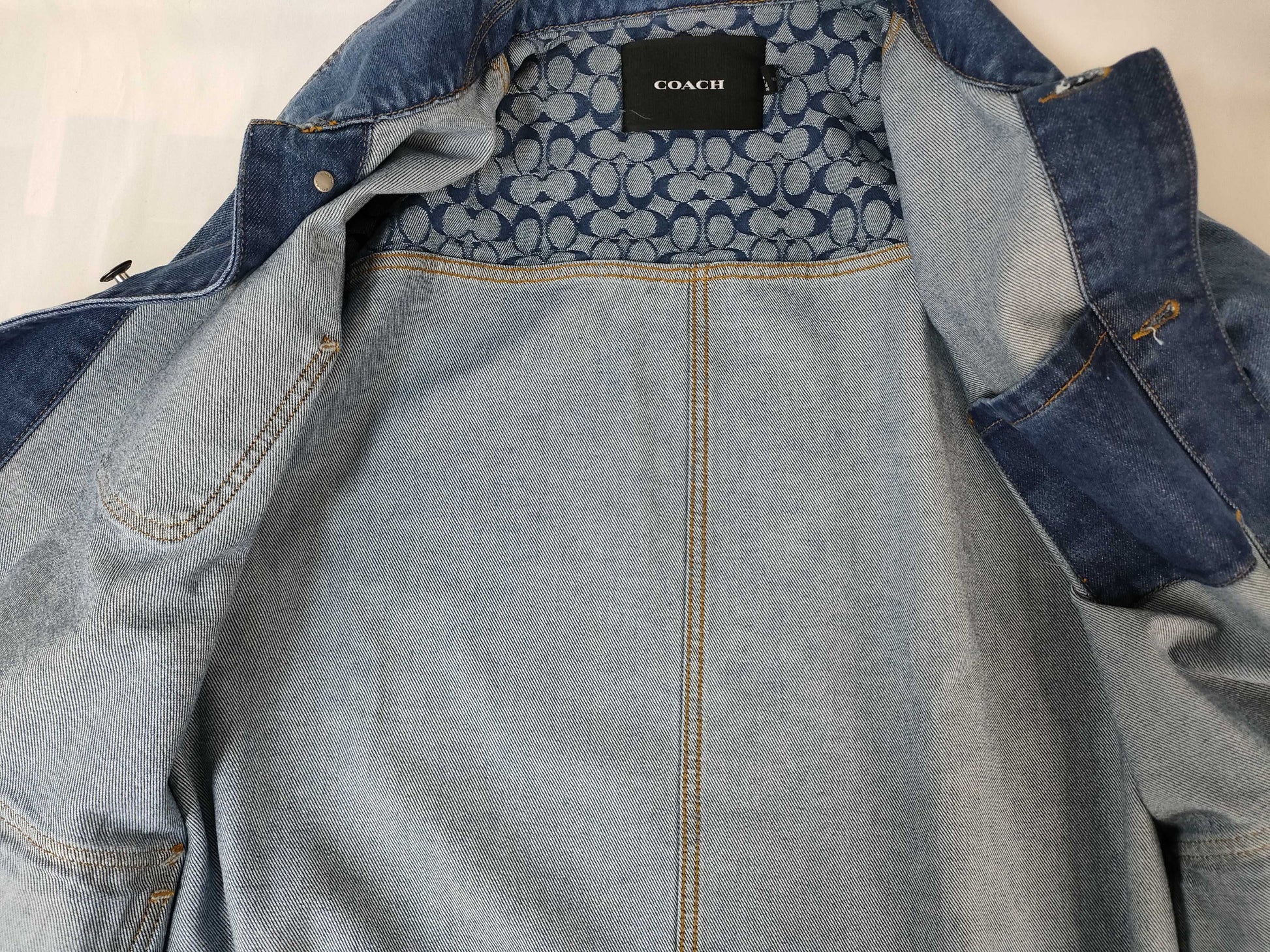 COACH denim jacket, size L, jacket