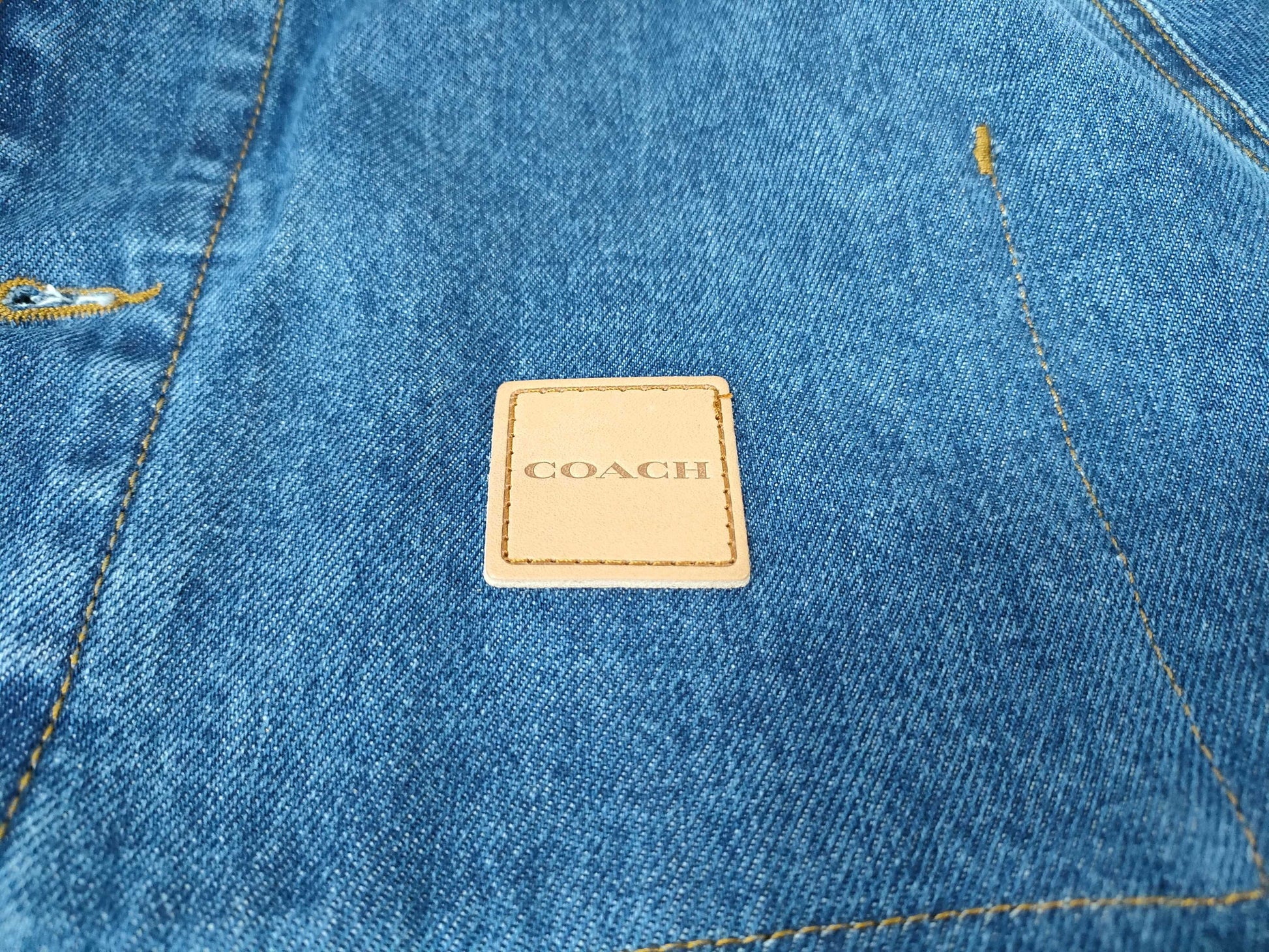 COACH denim jacket, size L, jacket