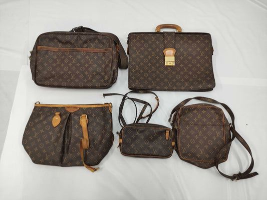 LOUIS VUITTON Monogram Old Danube/Reporter GM/Tivoli PM/etc. 5-piece shoulder bag set