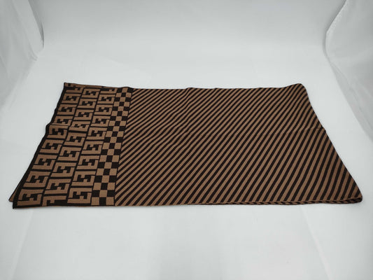 FENDI Zucca wool scarf