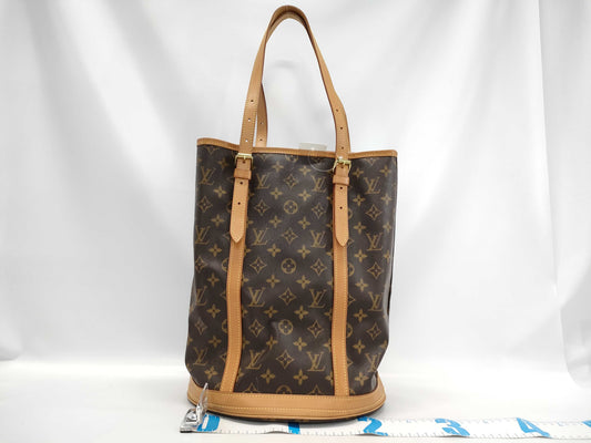 LOUIS VUITTON Monogram Bucket GM Tote Bag with Pouch