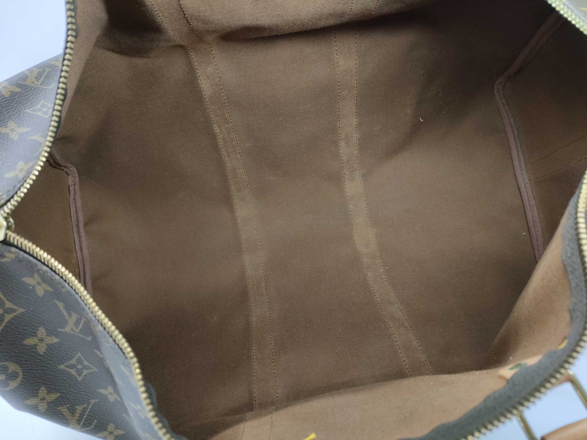 LOUIS VUITTON Monogram Keepall Bandouliere 50 Boston Bag