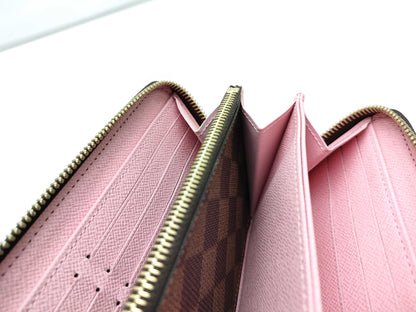 LOUIS VUITTON Damier N60473 Studded Flower Zippy Wallet