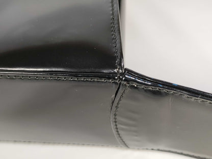 GUCCI Enamel One-Shoulder Black Shoulder Bag