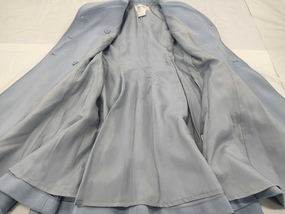 Rene double long coat blue coat
