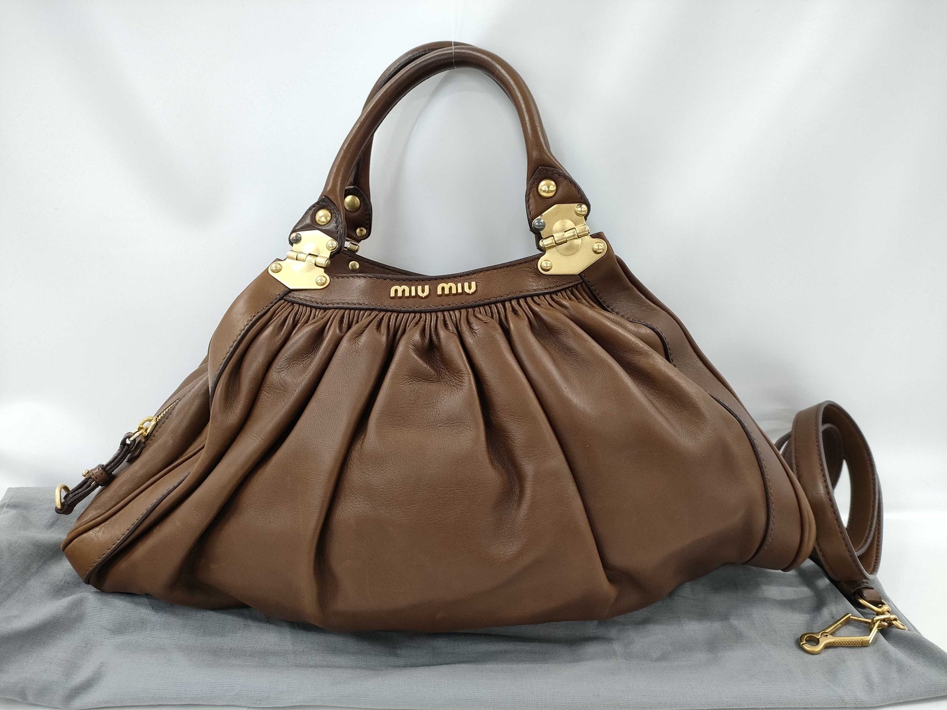 Miu Miu Leather 2-Way Handbag