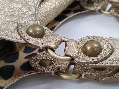 Moschino Mini Bag Gold Handbag
