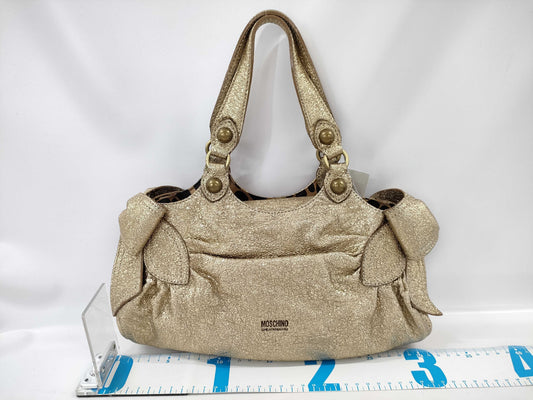 Moschino Mini Bag Gold Handbag