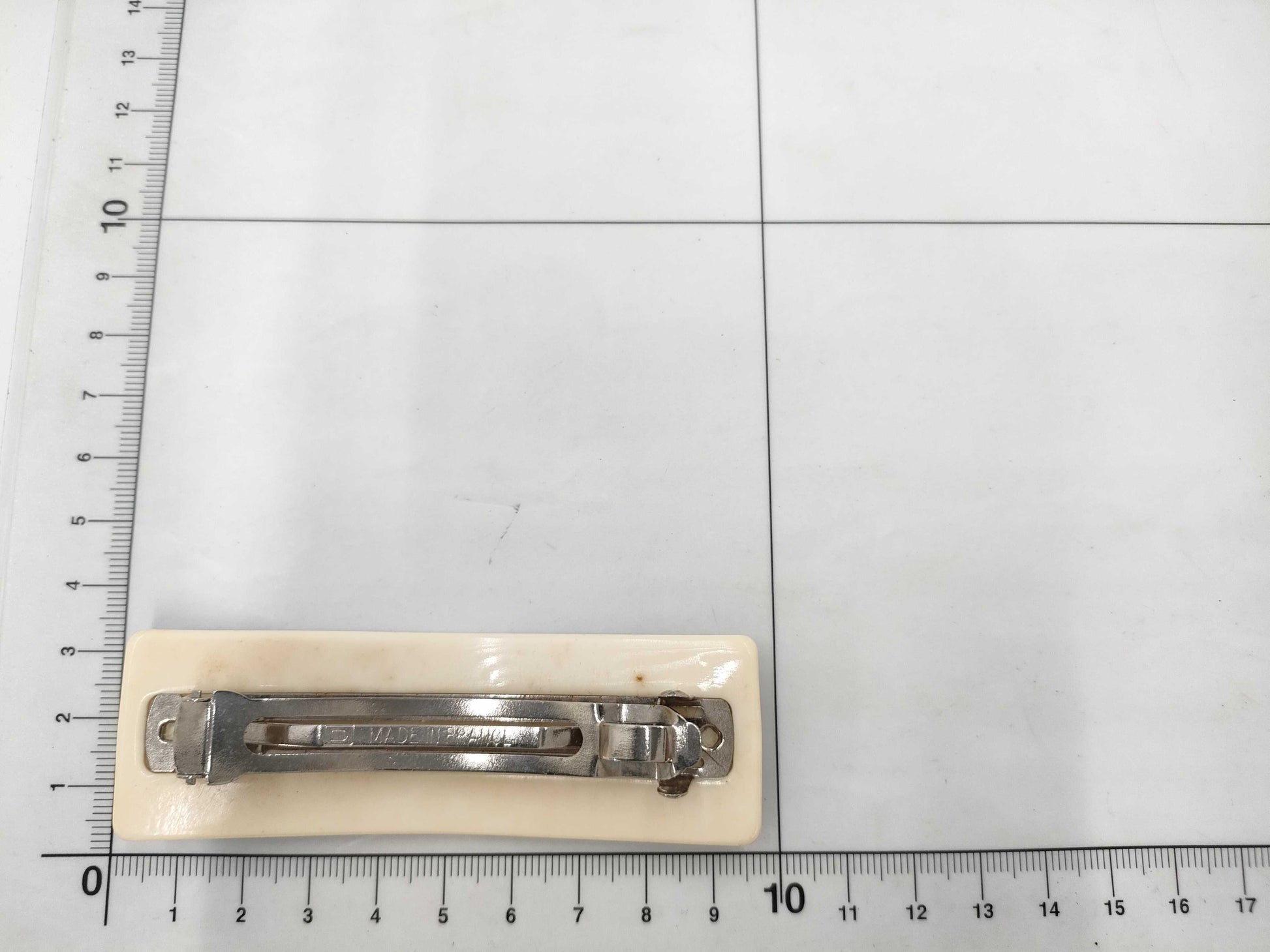 CHANEL 99P Coco Mark Pla Barrette Hair Accessory