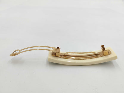 CHANEL 03P Camellia Coco Mark Barrette Hair Accessory