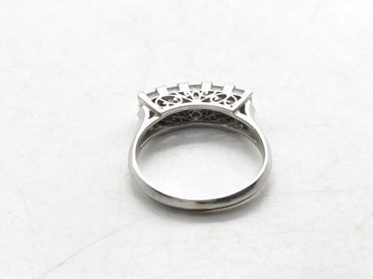 D0.80ct Pt900 3.4g Ring 