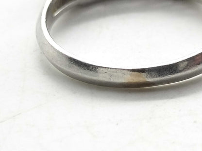 D0.80ct Pt900 3.4g Ring 