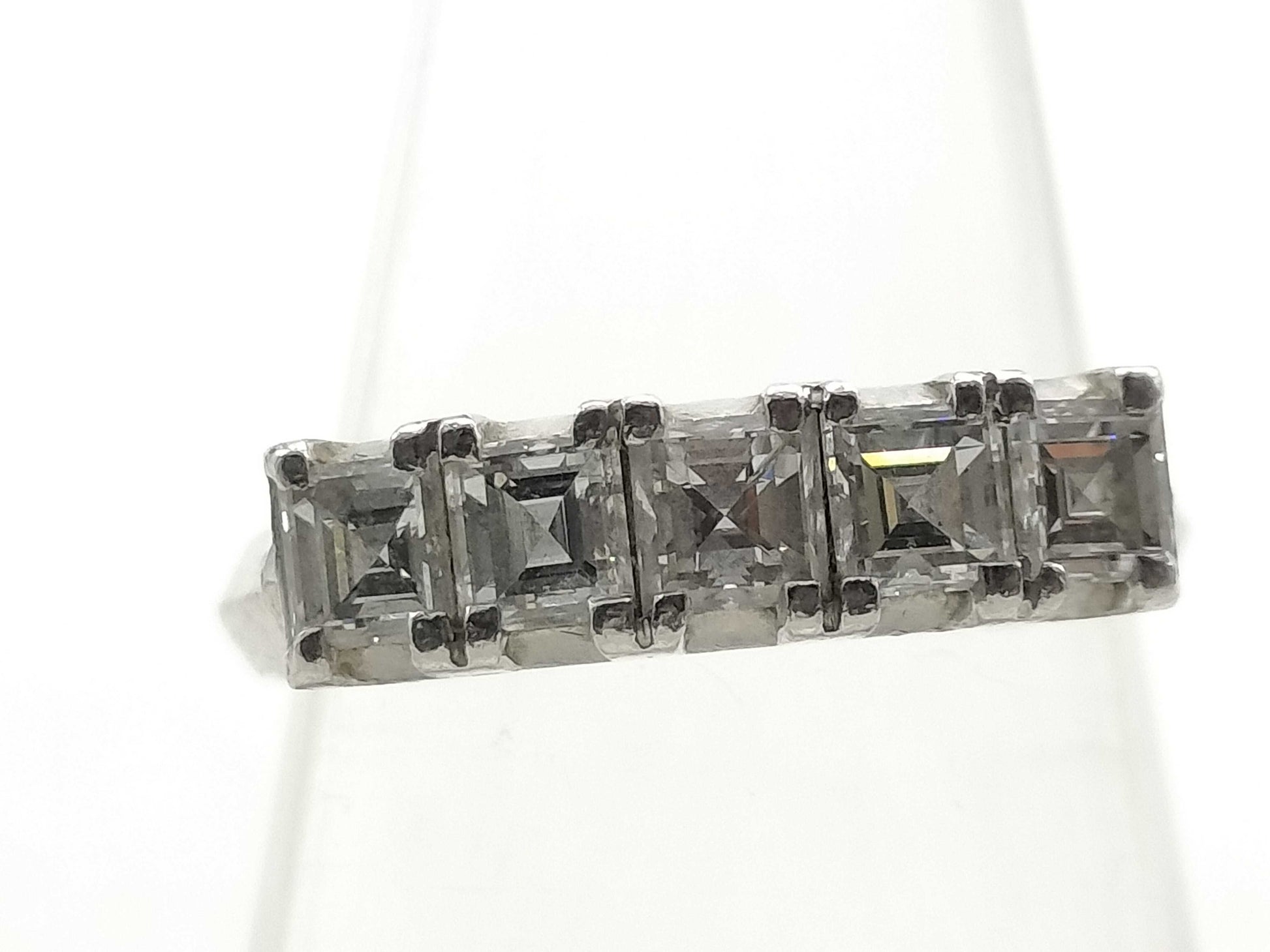 D0.80ct Pt900 3.4g Ring 