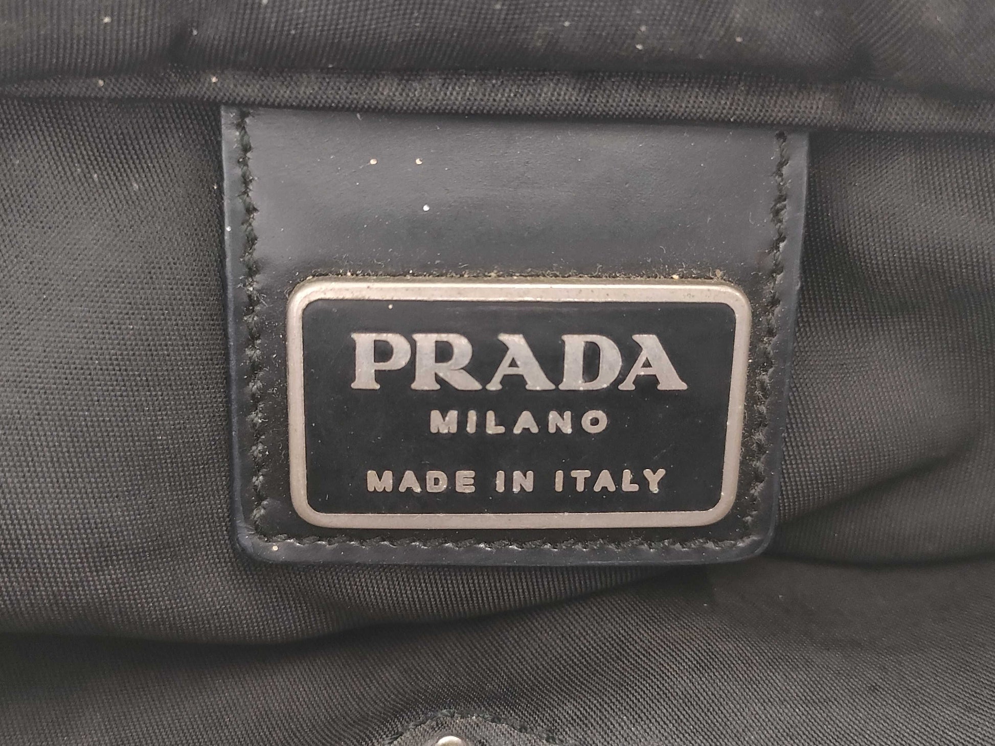 PRADA nylon shoulder bag