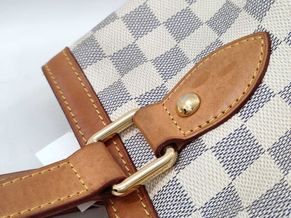 LOUIS VUITTON Damier Azur N51207 Hampstead PM Tote Bag