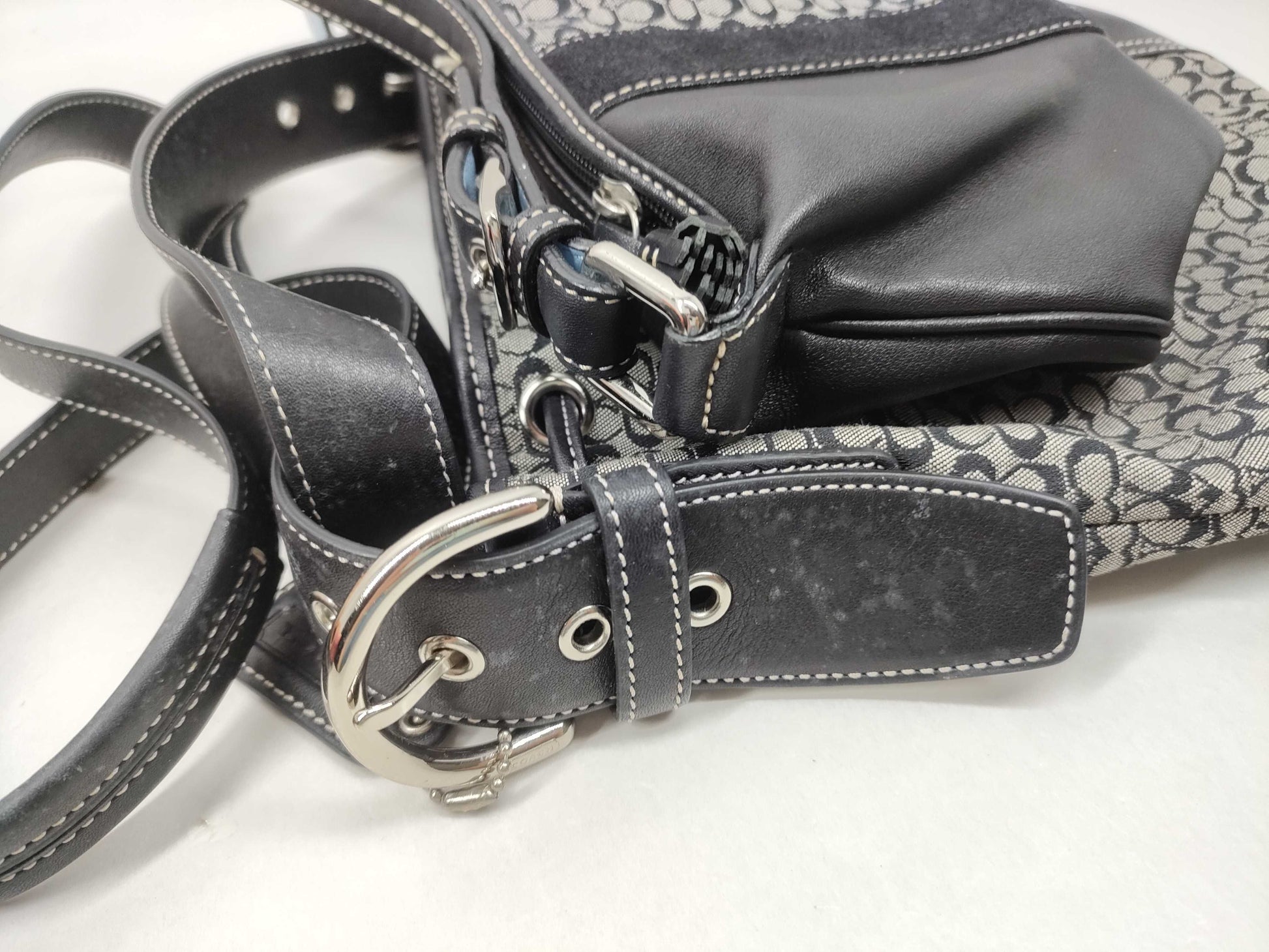 COACH Signature c1j-6093/g3k-6387/3-piece pouch handbag